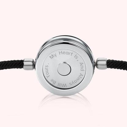 Totwoo Long Distance Touch Bracelet with Milan Rope Sun&Moon Single One Functional Love Connect Gift for Boyfriend or Girlfriend or Your Familay